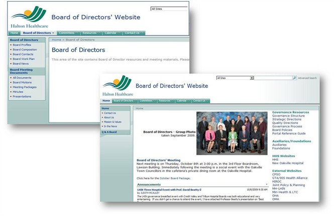 The Board of Directors' Portal is easy to update, and significantly reduces the heavy dependance on paper records