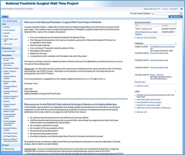 Home Page - The National Paediatric Surgical Wait Time Project