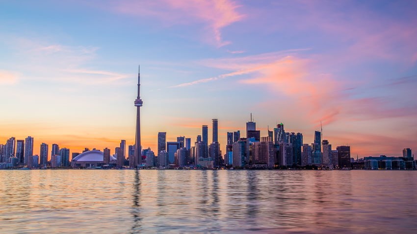 Toronto-Skyline-at-Sunset Toronto-Skyline-at-Sunset