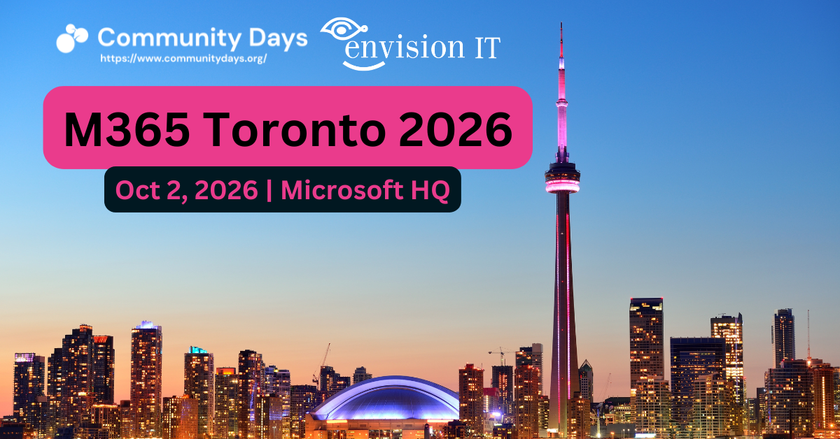 community-days-m365-toronto-2026 Community Days M365 Toronto 2026