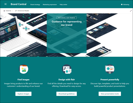 SharePoint Brand Center