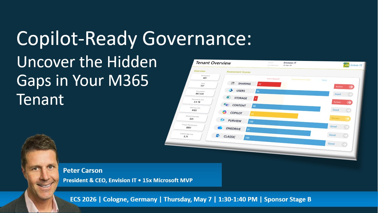 Copilot Ready Governance Session at ECS 2026