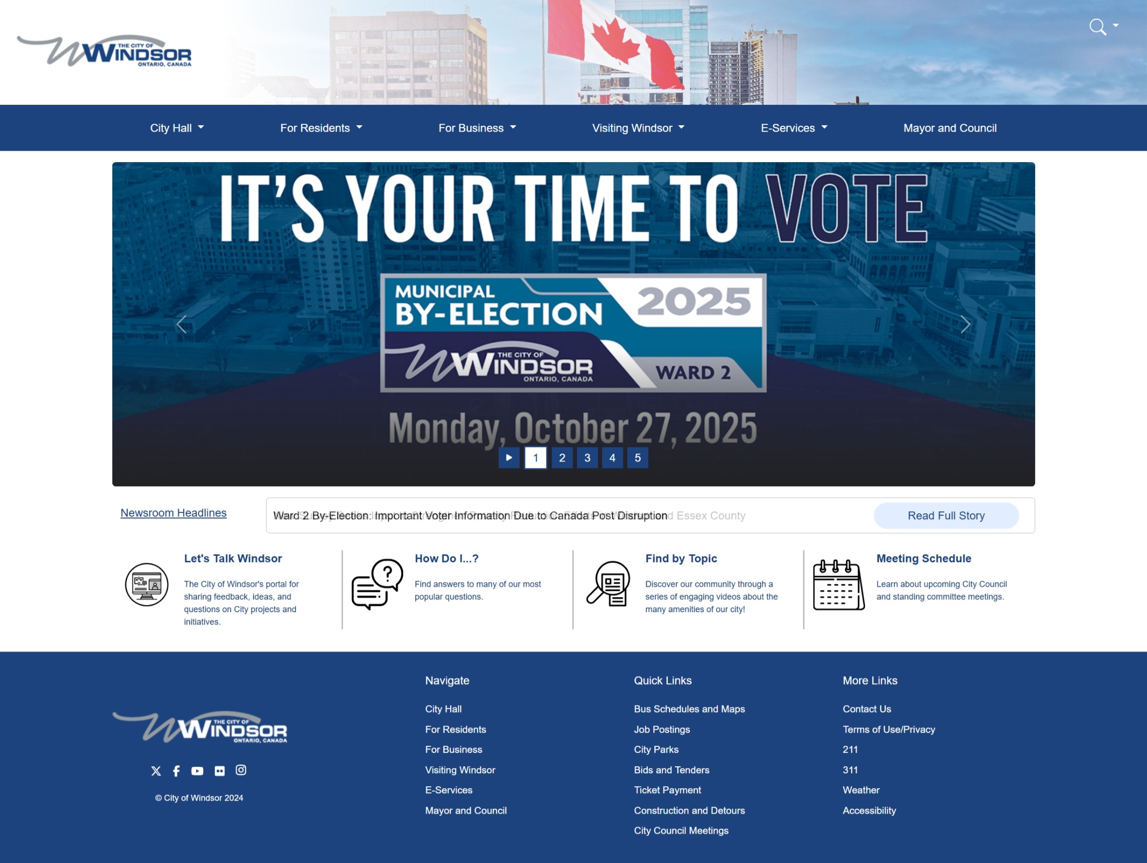 City of Windsor Homepage