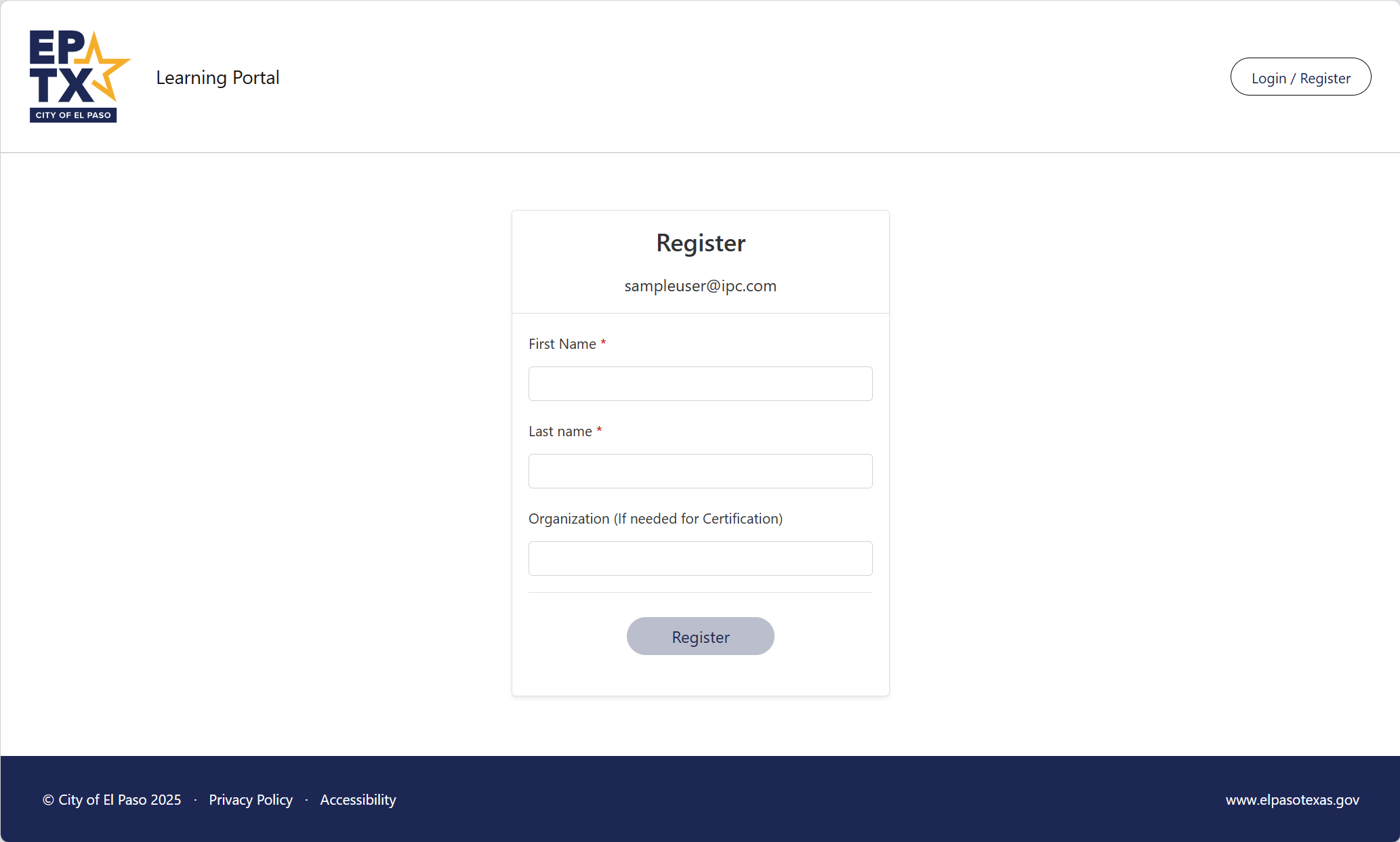 self-registration