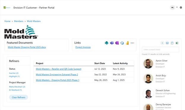 Mold Masters Vendor Portal