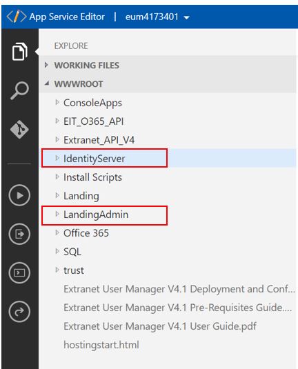 App Service Editor
