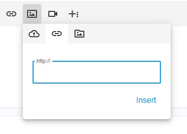 Insert Image form in EUM Admin