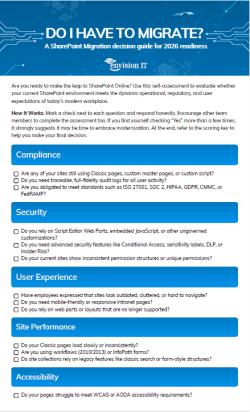 sharepoint 2016 end of support migration checklist
