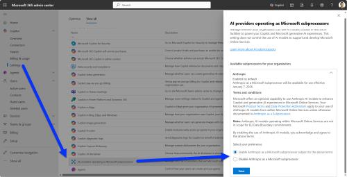 M365 Admin Anthropic M365 Admin Anthropic