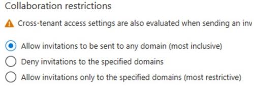 Allow Invitations only Allow Invitations only